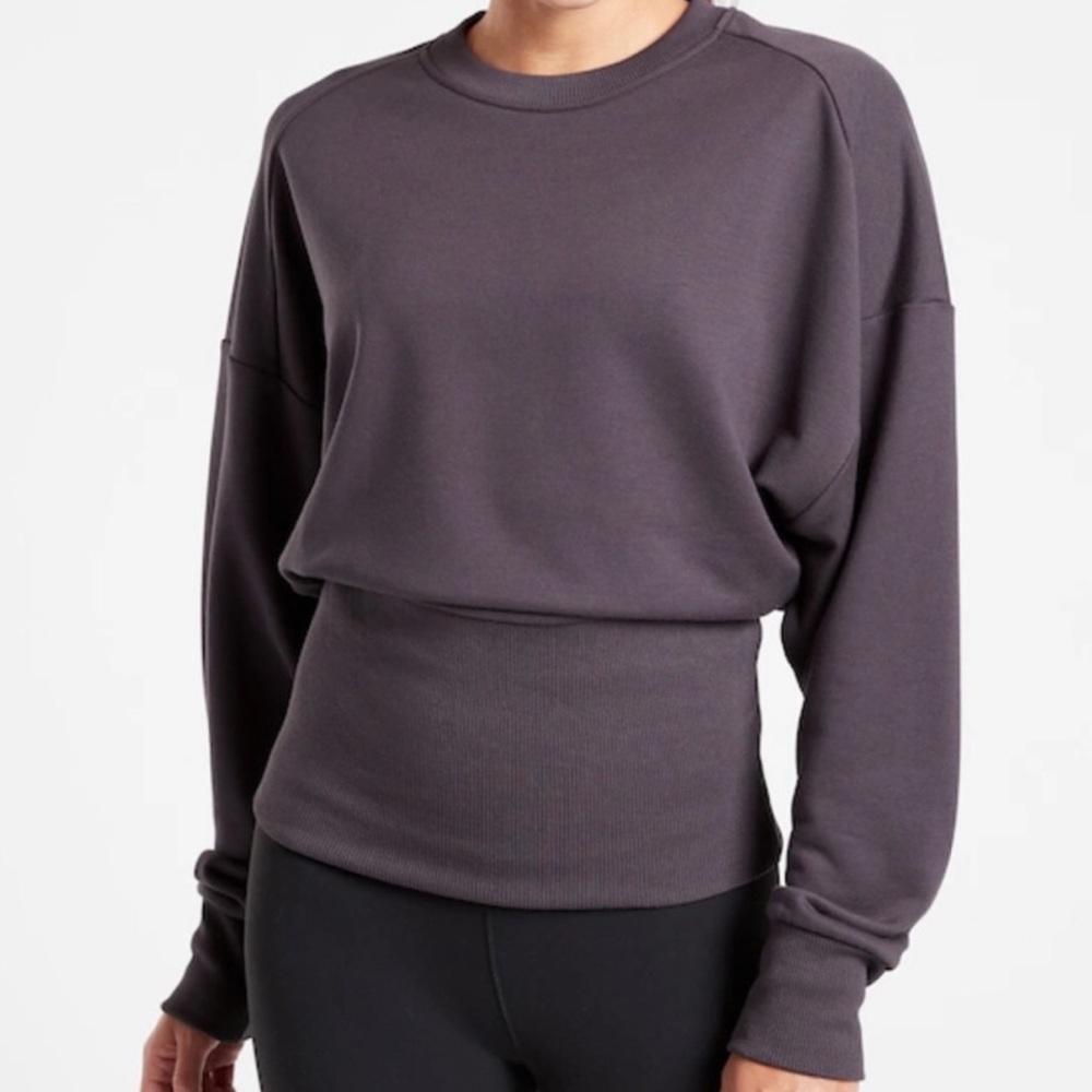 NWT Athleta Potrero Sweatshirt Shale Sz Small
